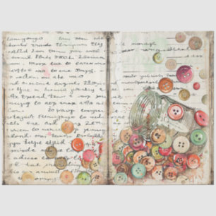 Papier Mousseline Une série de conception de journal de bricolage de
