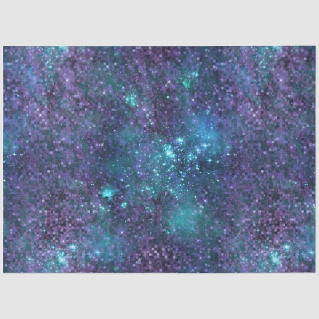 Papier Mousseline Une série de galaxies chatoyante 1 (Recto)