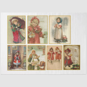 Papier Mousseline Une série de Noël Vintage Design 13