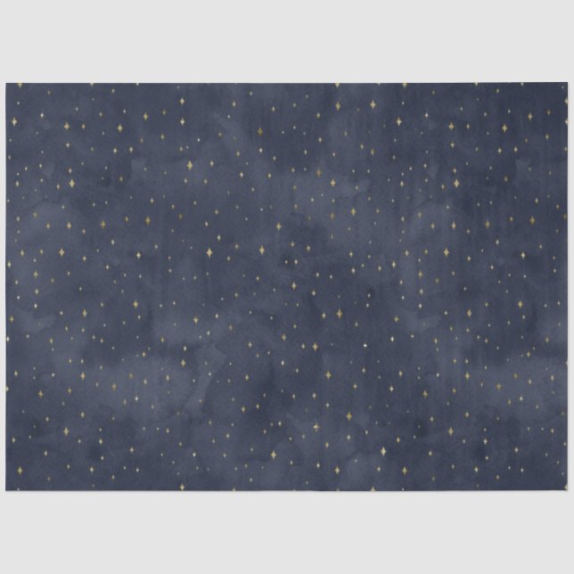 Papier Mousseline Une série de nuit étoilée céleste 7 (Recto)