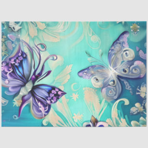 Papier Mousseline Une série de papillons mystiques Design 15