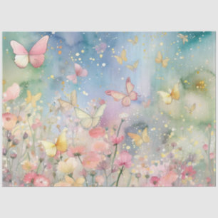 Papier Mousseline Une série de papillons Whimsical 6