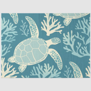Papier Mousseline Une série de tortues marines7