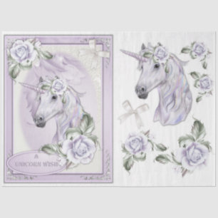 Papier Mousseline Une série d'Imaginaires Unicorn Design 5