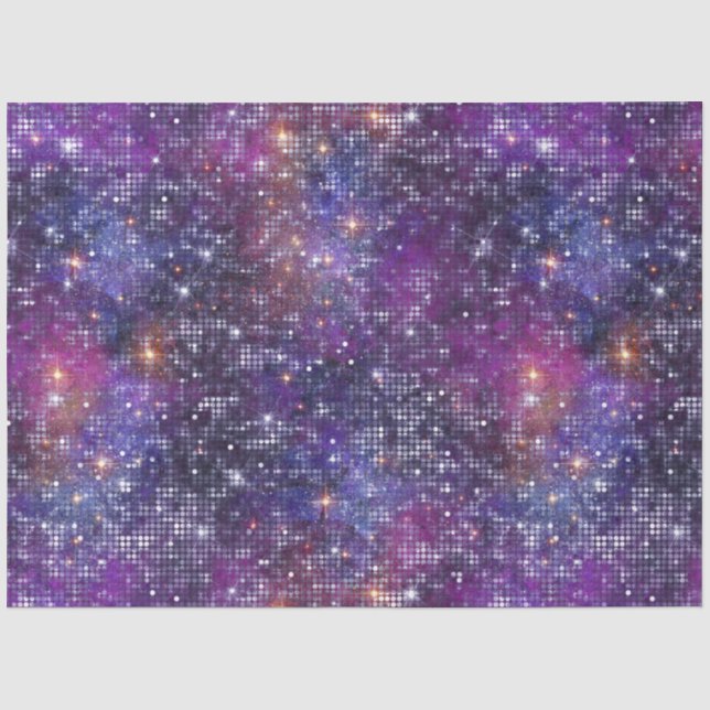 Papier Mousseline Une série galaxy chatoyante 16 (Recto)