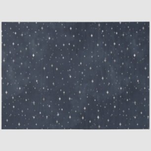 Papier Mousseline Une série Nuit étoilée argentée, modèle 8