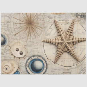 Papier Mousseline Une Shabby Chic Nautical Series Design 14