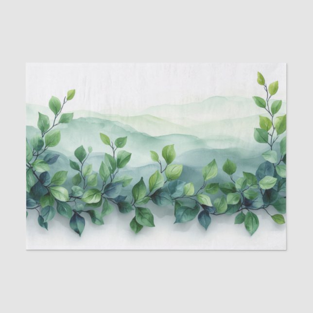 Papier Mousseline Une vigne tordue (Recto)