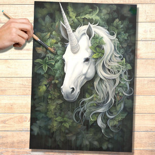 Papier Mousseline Unicorne 4 Papier de découpage