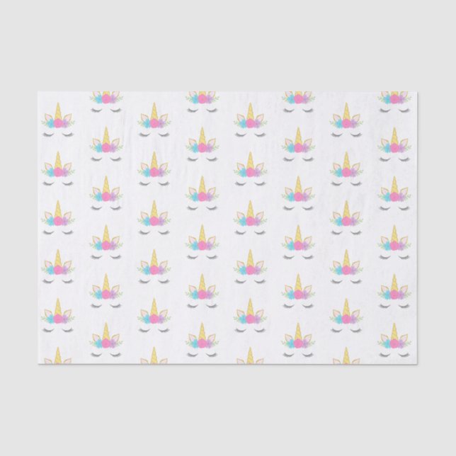 Papier Mousseline Unicorne magique (Recto)
