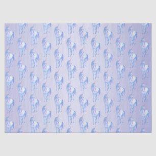 Papier Mousseline Unicorne magique violette Ombre