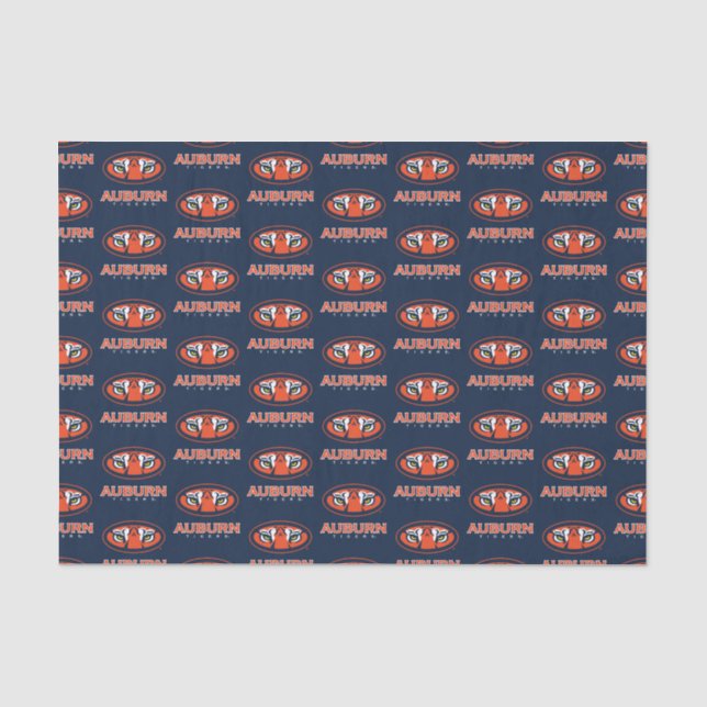 Papier Mousseline Université d'Auburn | Auburn Tigers (Recto)