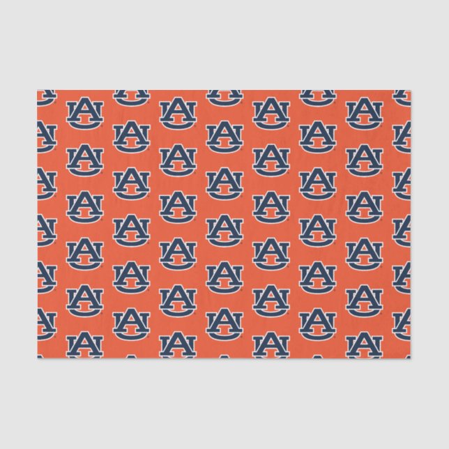 Papier Mousseline Université d'Auburn | Auburn UA Logo (Recto)