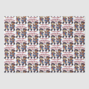 Papier Mousseline USA 250th Anniversary Souvenir - Patriotique