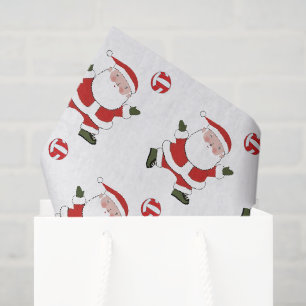 Papier Mousseline Vacances de Noël de volley-ball