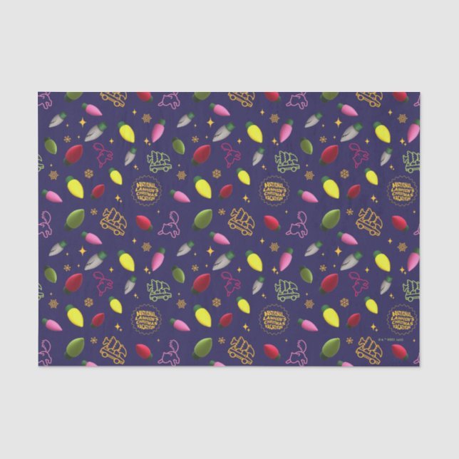 Papier Mousseline Vacances de Noël | Motif de vacances (Recto)