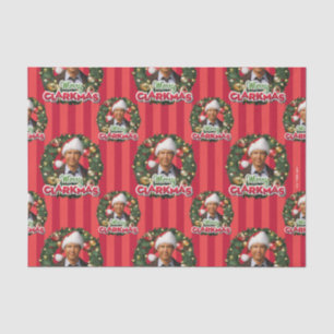 Papier Mousseline Vacances Noël Merry Clarkmas Motif
