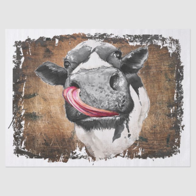 Papier Mousseline Vache (Recto)