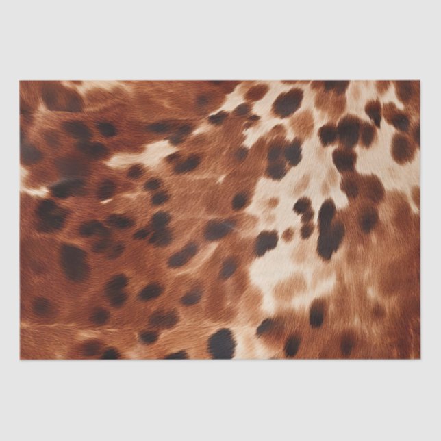 Papier Mousseline Vachette noire Brown (Recto)