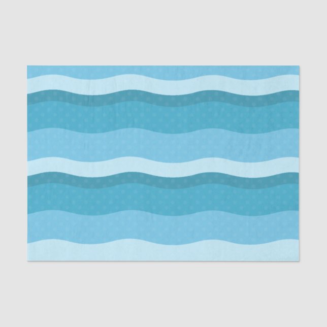 Papier Mousseline Vagues (Recto)