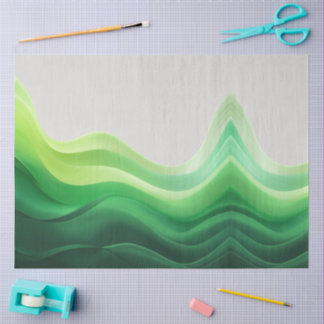 Papier Mousseline Vagues d'Eden
