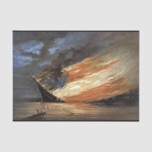 Papier Mousseline Vaisseau amiral de la guerre civile rebelle sur le