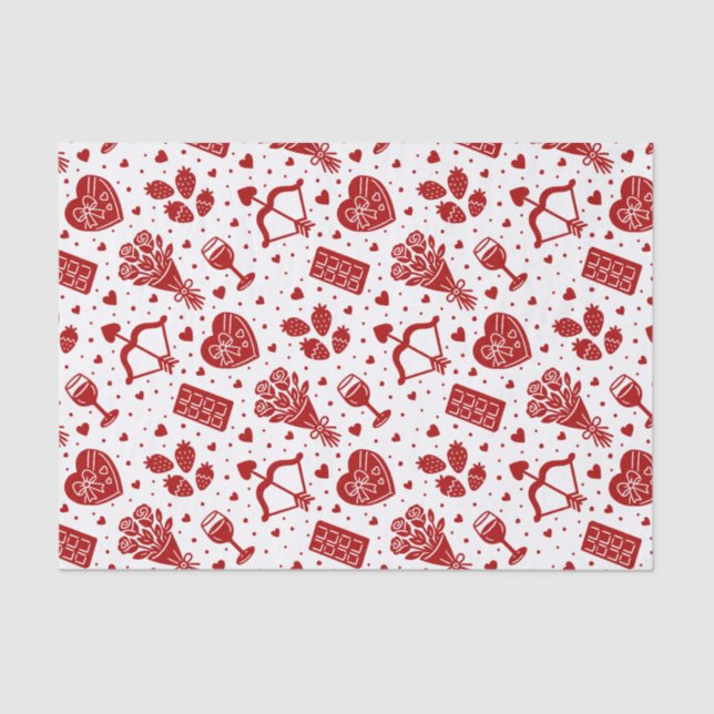 Papier Mousseline Valentines (Recto)