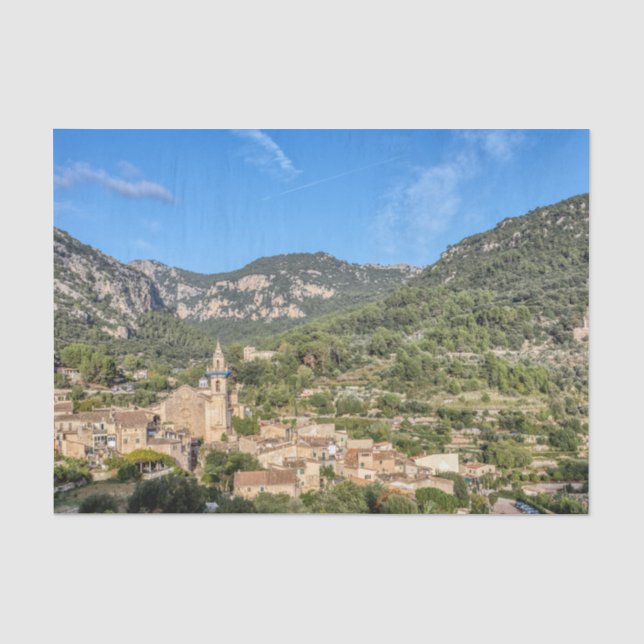 Papier Mousseline Valldemossa old village - Mallorca, Spain (Recto)