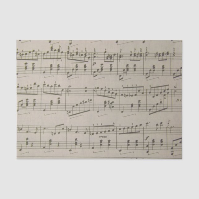 Papier Mousseline Valse courante (Recto)