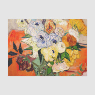 Papier Mousseline Van Gogh Roses and Anemones