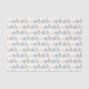 Papier Mousseline Vélo jaune