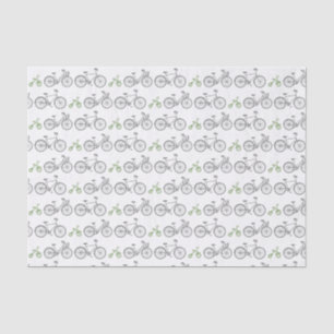 Papier Mousseline Vélo vert