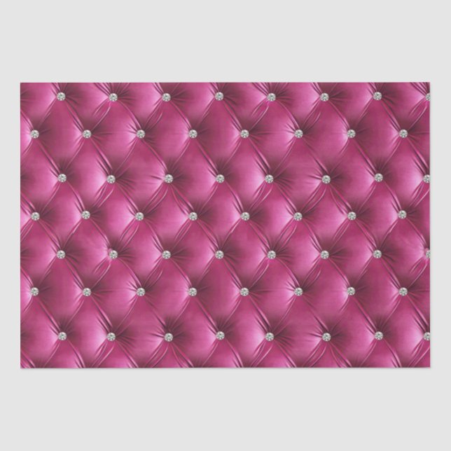 Papier Mousseline Velvet Rose Chaud (Recto)
