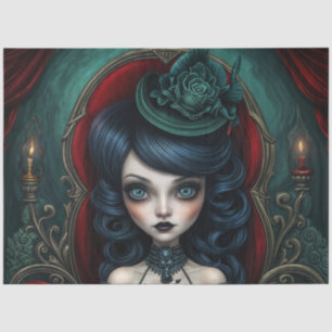 Papier Mousseline Vendeur Green et Red Stoic Fortune