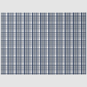 Papier Mousseline Ventilateur sportif Dallas Silver Navy Blue Plaid 