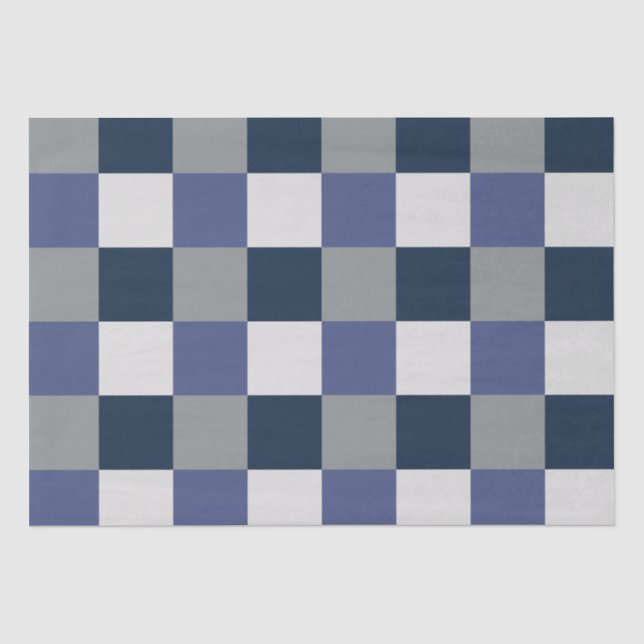 Papier Mousseline Vérificateurs en tableau blanc gris bleu marine (Recto)