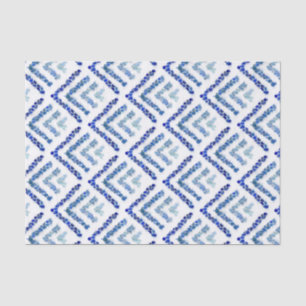 Papier Mousseline verre Arbre-o-métrique de mer - bleu