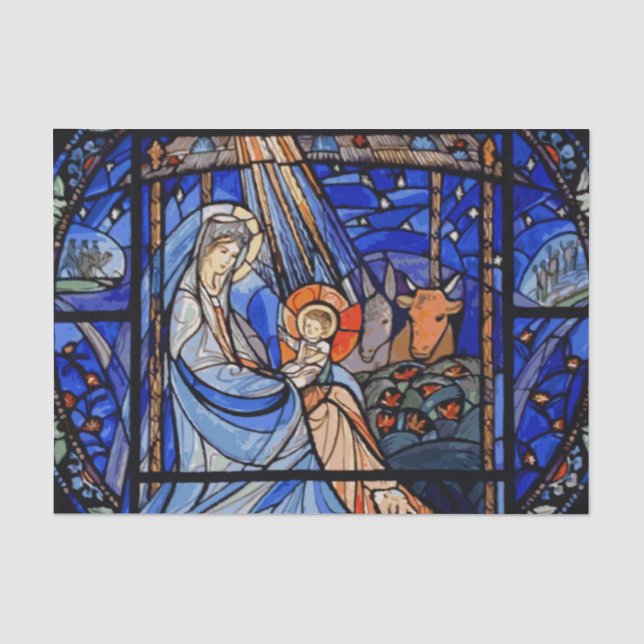 Papier Mousseline Verre de crèche (Recto)
