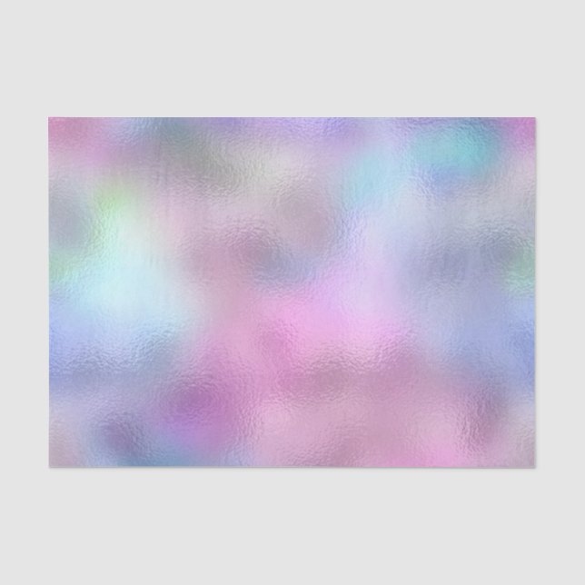 Papier Mousseline Verre rose bleu métallique Abstrait Ombre Pastel (Recto)