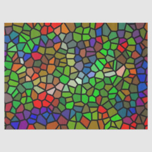 Papier Mousseline Verre souillé coloré à la mode