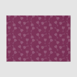 Papier Mousseline Verres de vin pompette