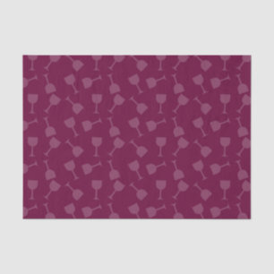 Papier Mousseline Verres de vin pompette