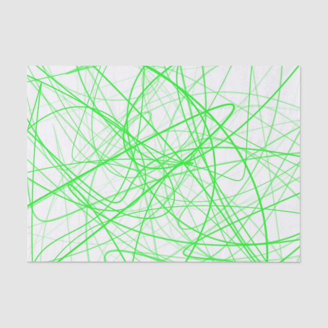 Papier Mousseline Vert gigogne (Recto)
