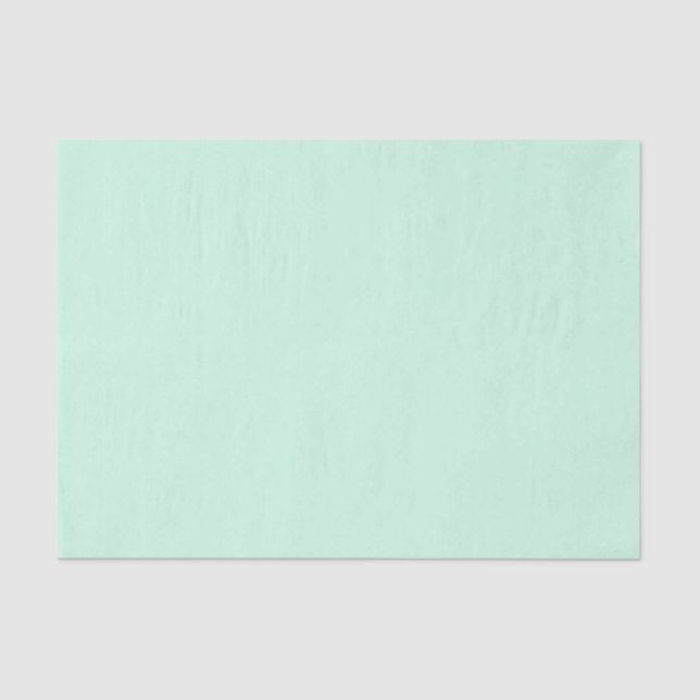 Papier Mousseline Vert menthe (Recto)