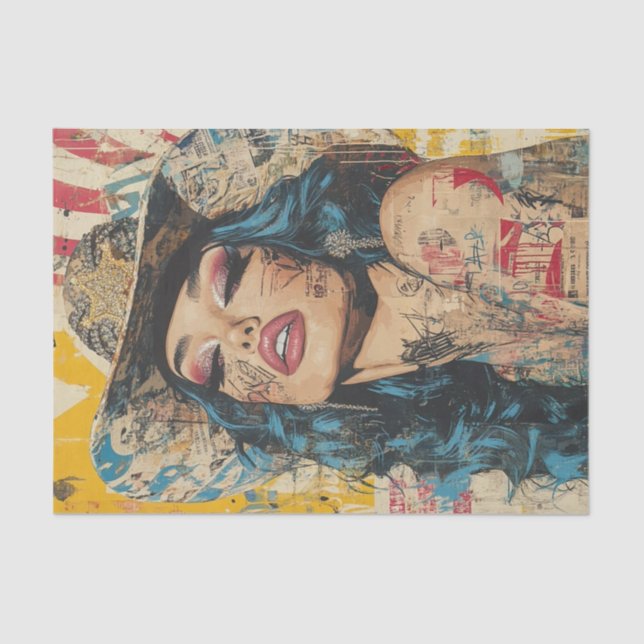 Papier Mousseline Vibes de graffiti6 (Recto)