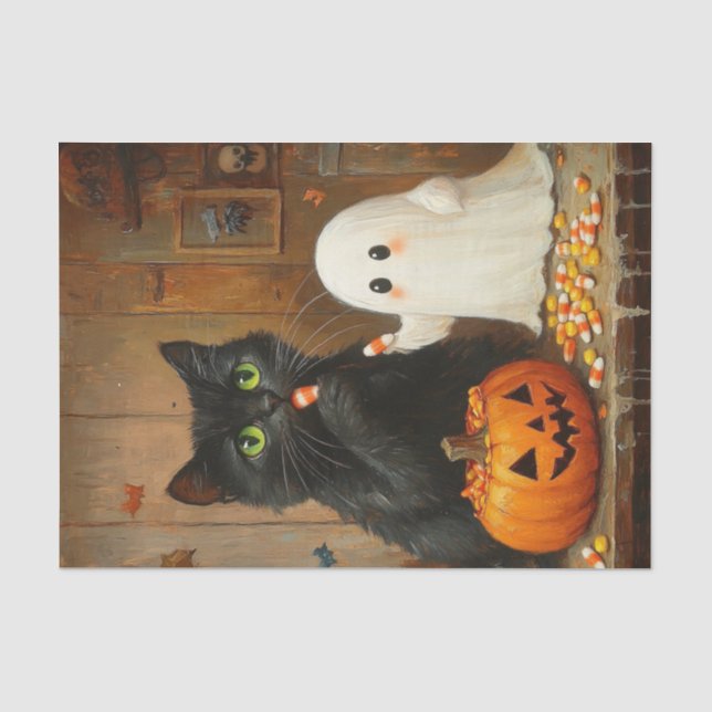 Papier Mousseline Vibes d'Halloween5 (Recto)