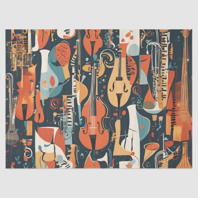 Papier Mousseline Vibes Whimsical Jazz (Recto)