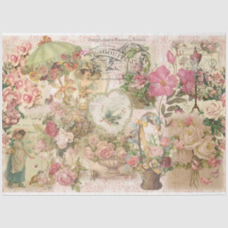 Papier Mousseline Victorien Shabby Chic Series Design 1