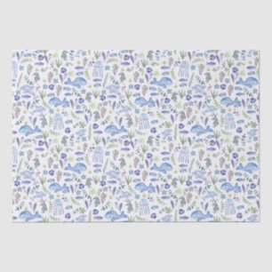 Papier Mousseline Vie marine Aquarelle moderne
