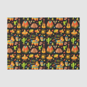 Papier Mousseline Vie mexicaine